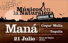 Cartel de Músicos en la Naturaleza en Gredos.