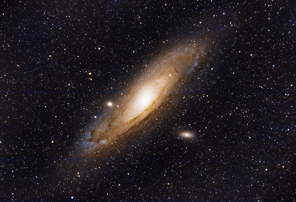 Galaxia de Andrómeda. Foto: Fernando Apausa.