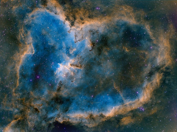 IC 1805. Nebulosa del Corazón. Foto: Fernando Apausa.