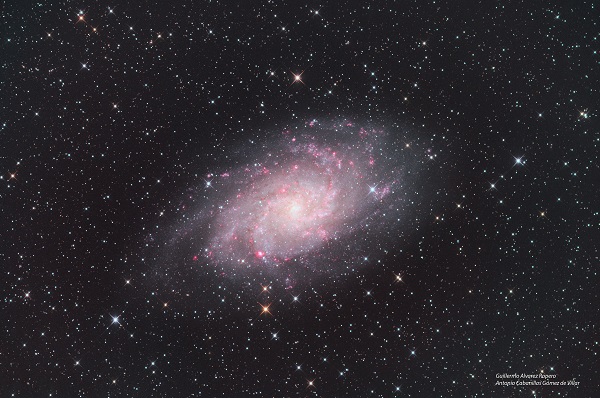 M33. Galaxia del Triángulo. Foto: Antonio Cabani