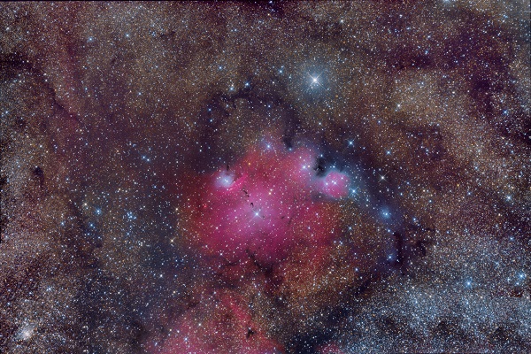 NGC 6559. Foto: Antonio Cabanillas.