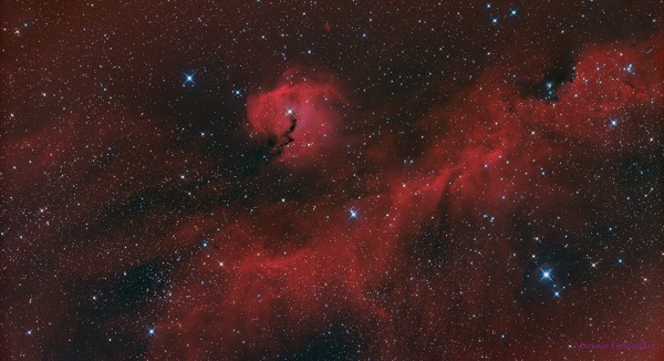 Nebulosa de la Gaviota. Foto: Antonio Cabanillas.