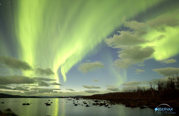 Los viajes para contemplar fenómenos astronómicos, como las Auroras, están en alza. Foto: Jon Teus, de Observar el Cielo.