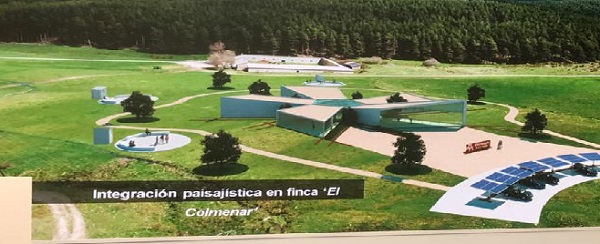 Proyecto del edificio de Stellarium Ávila Center en la finca El Colmenar.