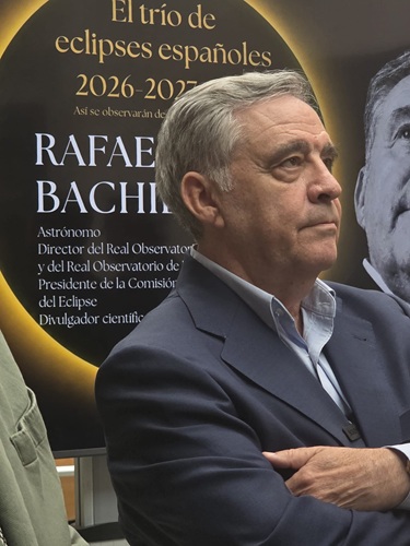 Entrevista al presidente de la Comisión Científica y de Asesoramiento del Trío de Eclipses, Rafael Bachiller
